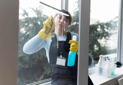 Nettoyage de vitres intérieures et extérieures au Cayrol